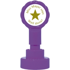 Xclamations Personalised Stamp - Gold Star