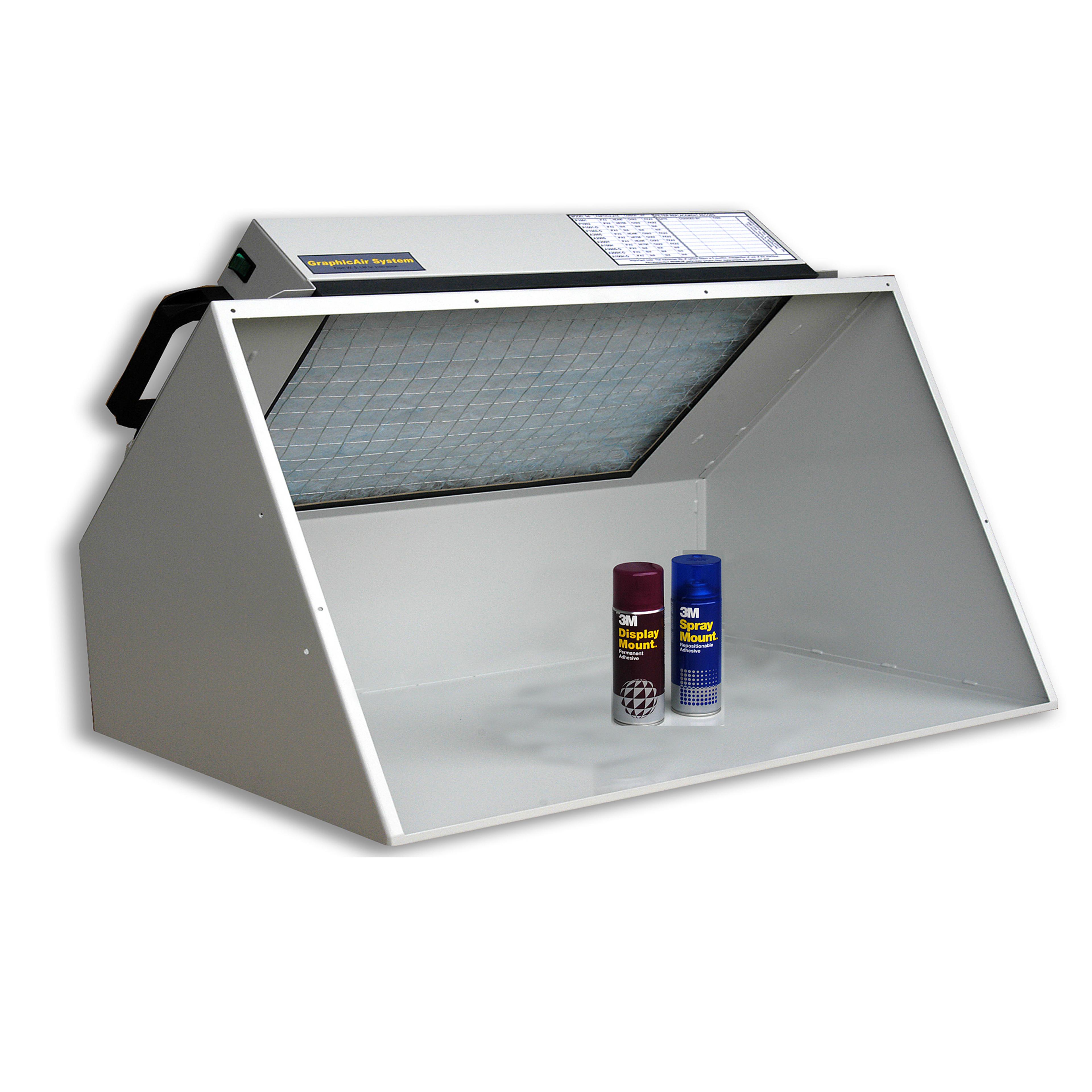 BenchVent BV100H Hooded Re-circulatory Spray Booth - A1