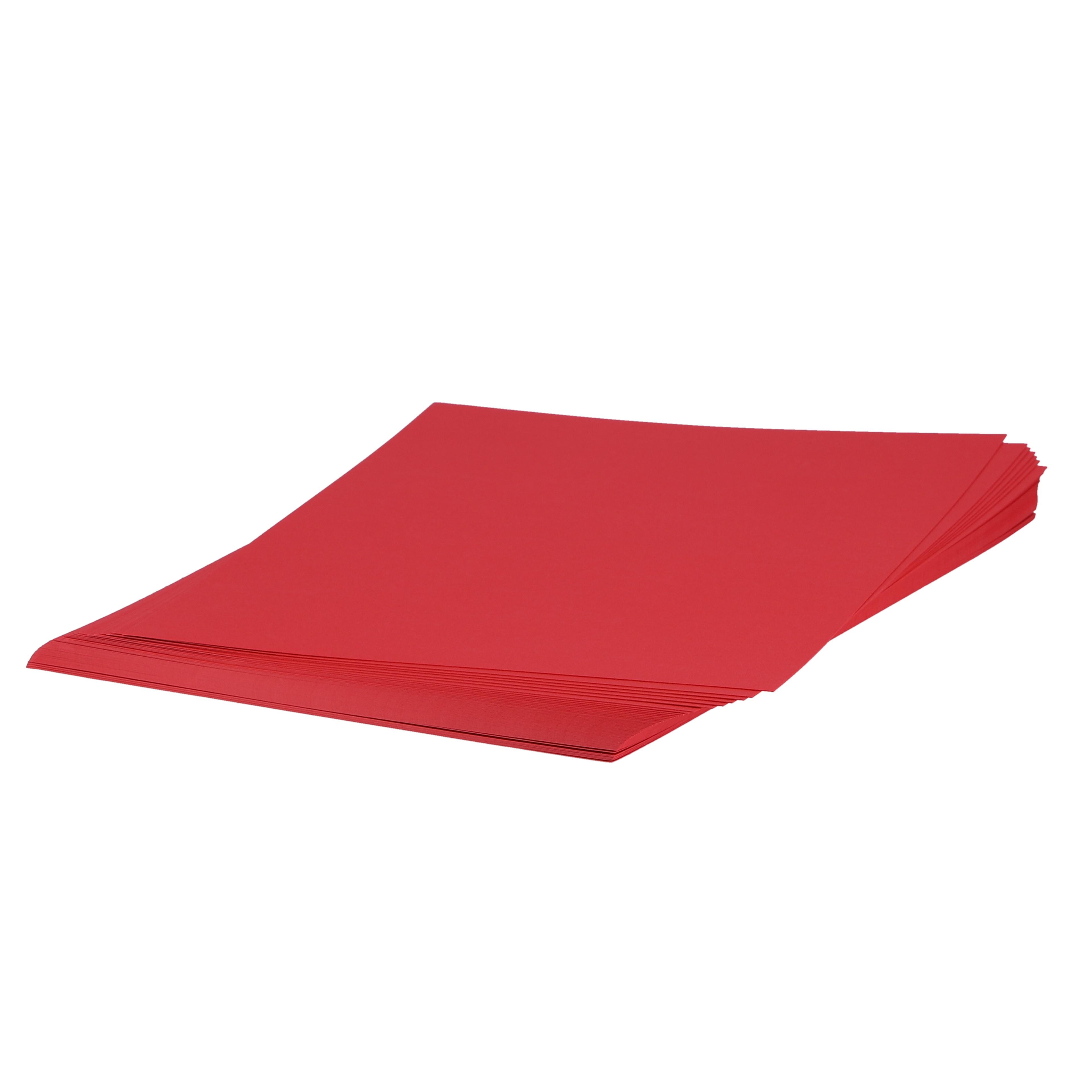 Rothmill Coloured Card (280 Micron) - A4 - Vivid Red - Pack of 50