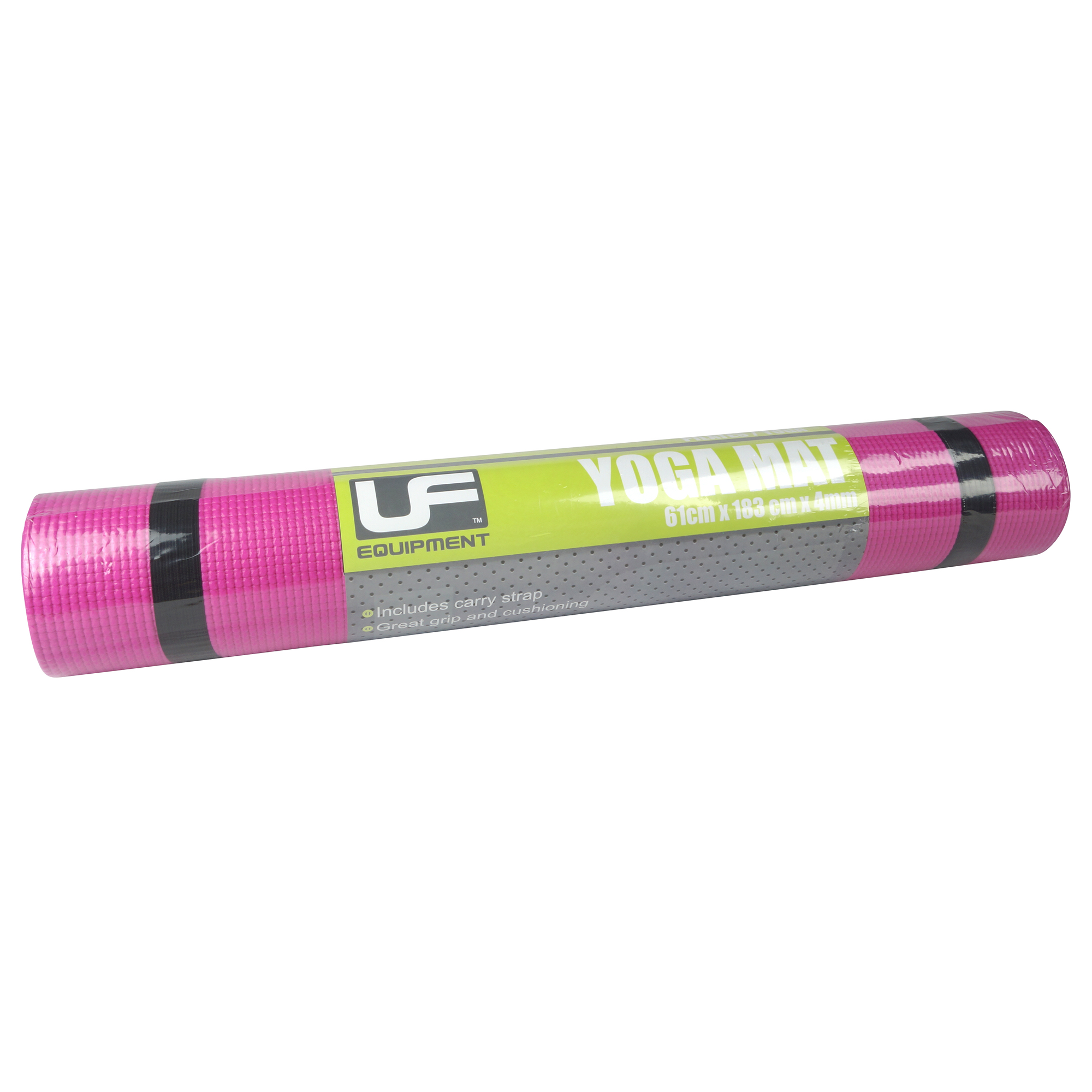 Ufe 4mm Yoga Mat Pink 183mm X61mm X4mm