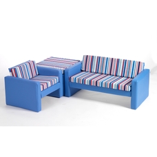 Stripey Sofa Set