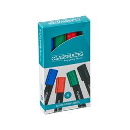 Classmates Flipchart Marker - Assorted - Chisel Tip - Pack of 4