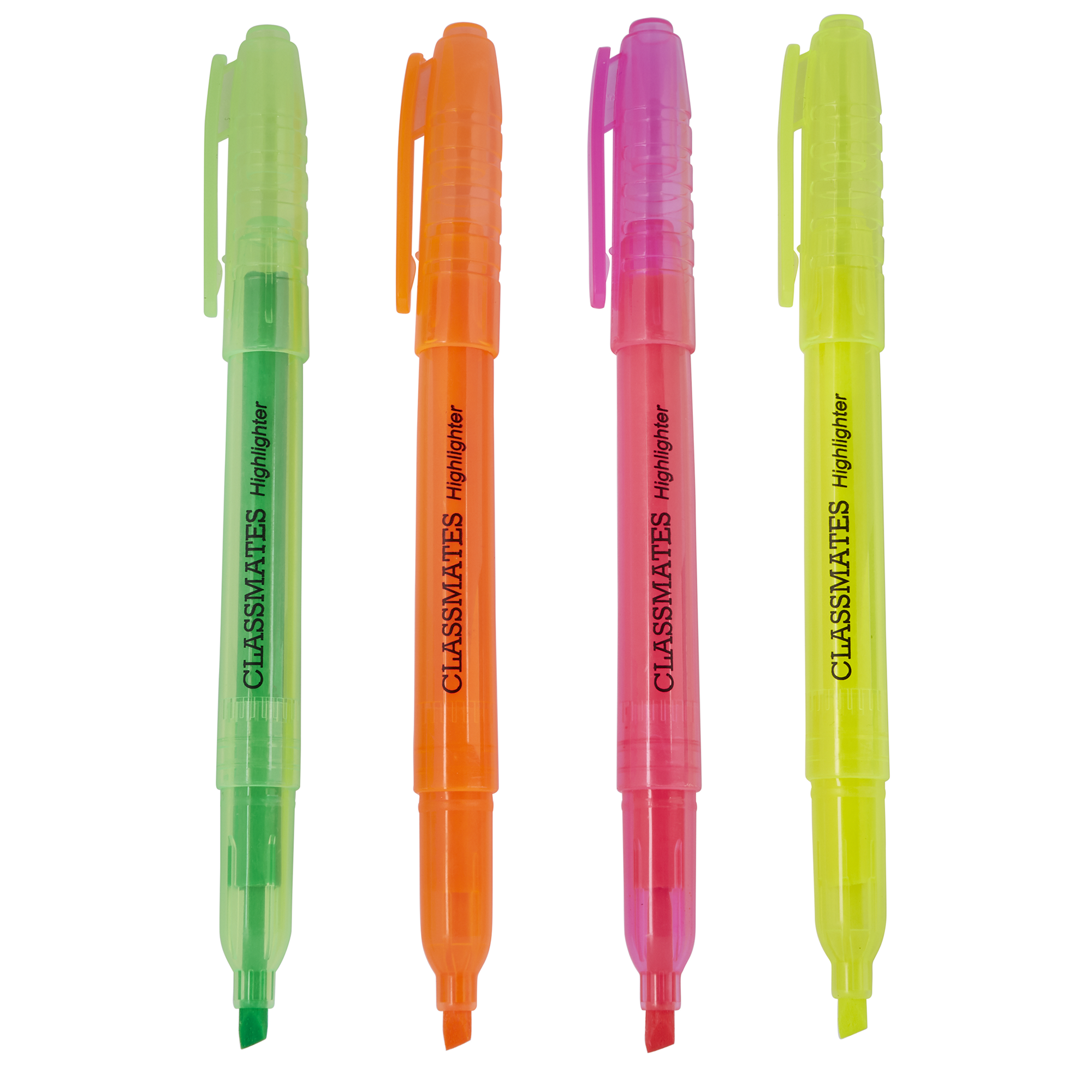 G1691786 Classmates Highlighter Pens Assorted Pack of 4 GLS
