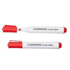 Classmates Whiteboard Marker Red, Bullet Tip - Pack of 10
