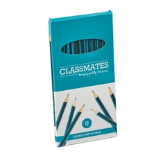 Classmates HB Stripe Pencils - Pack of 12