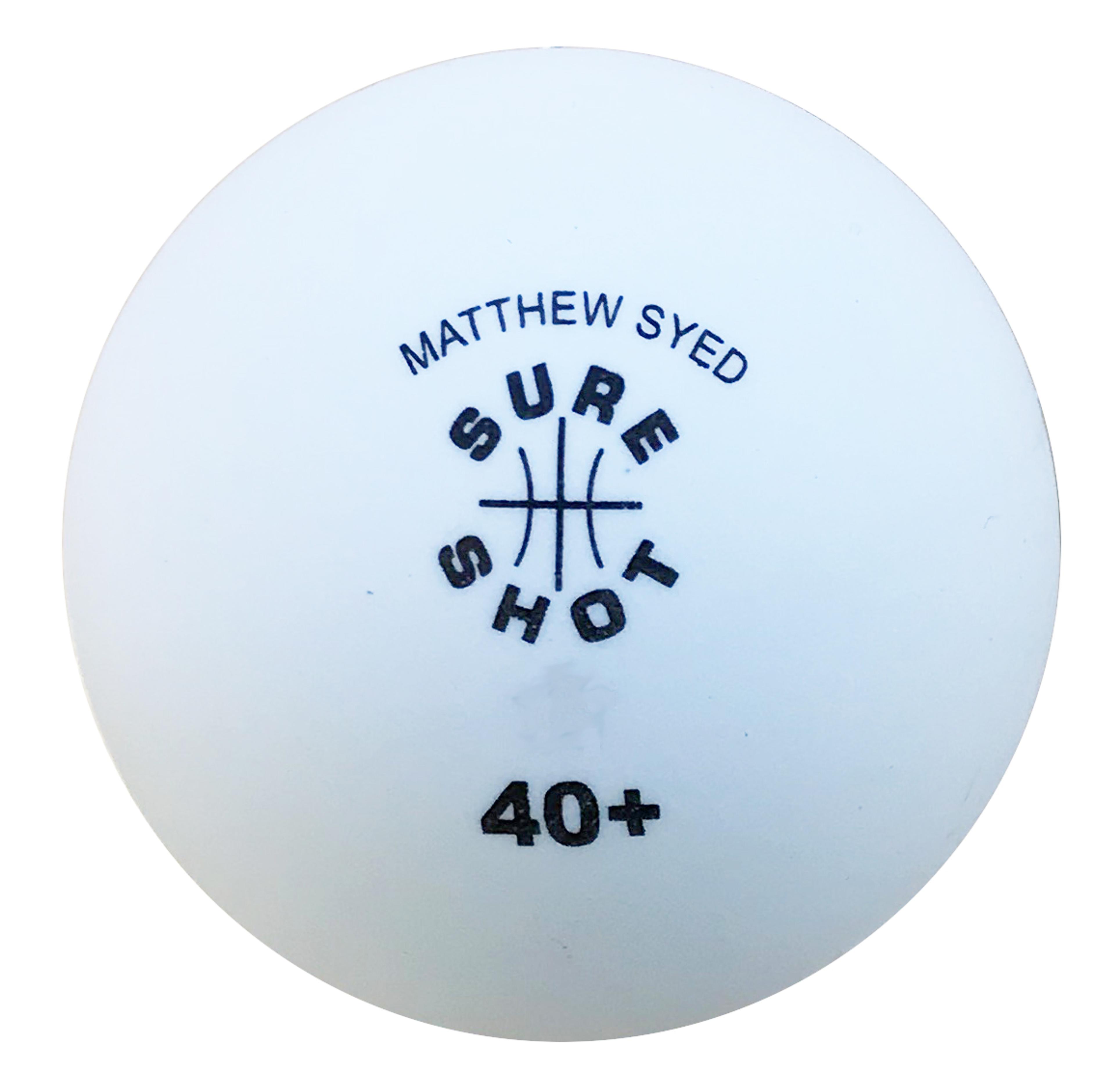 Butterfly Practice Table Tennis Balls - White - Pack of 144