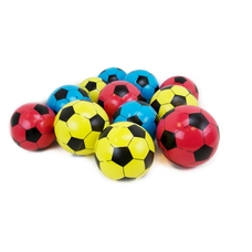 Soccer Play Balls - Assorted - Pack of 12