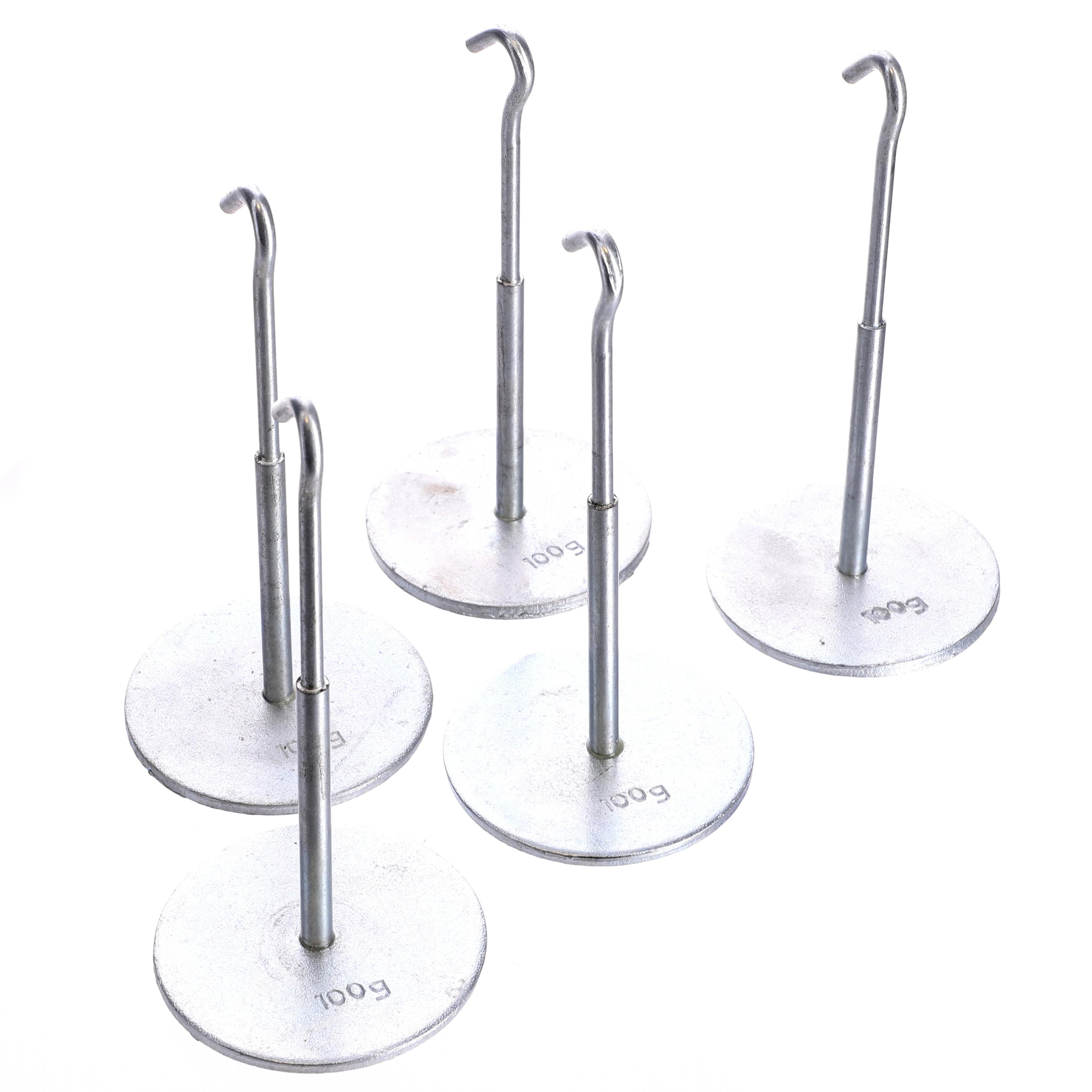 Hanging Slotted Masses: Spare Steel Hangers: 100g - Pack of 5