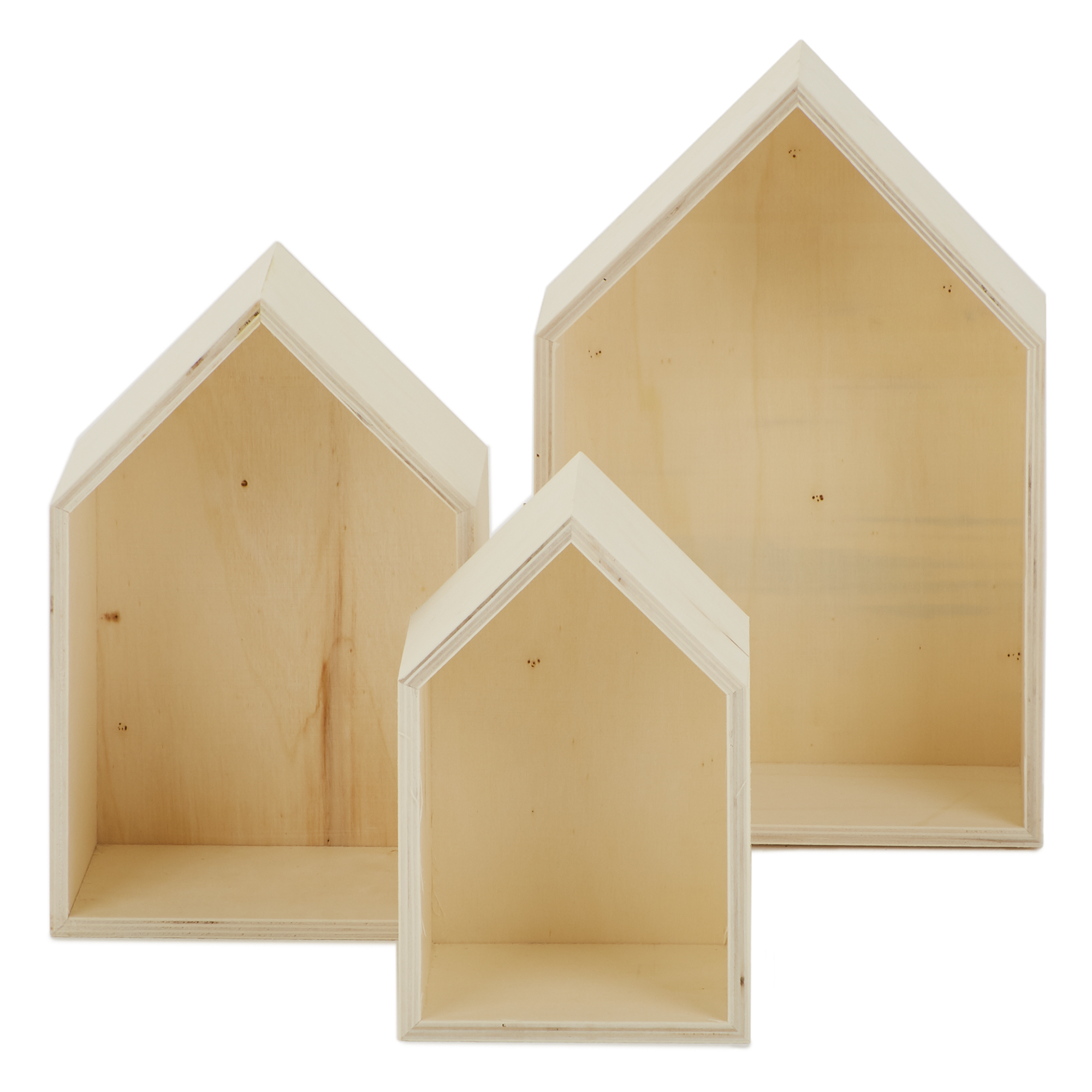 House Wooden Discovery Boxes (pack 3)