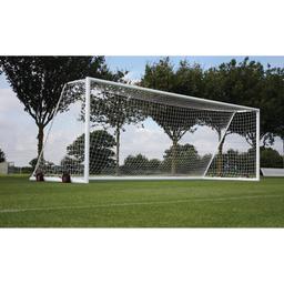 Harrod Sport 3G Weighted Portagoal - White - 24 x 8ft (Senior) - Pair