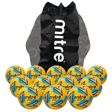 Mitre Impel Max Football - Yellow/Silver/Blue - Size 3 - Pack of 12