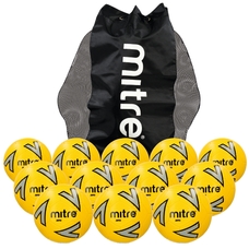 Mitre Impel Football - Yellow/Silver/Black - Size 5 - Pack of 12