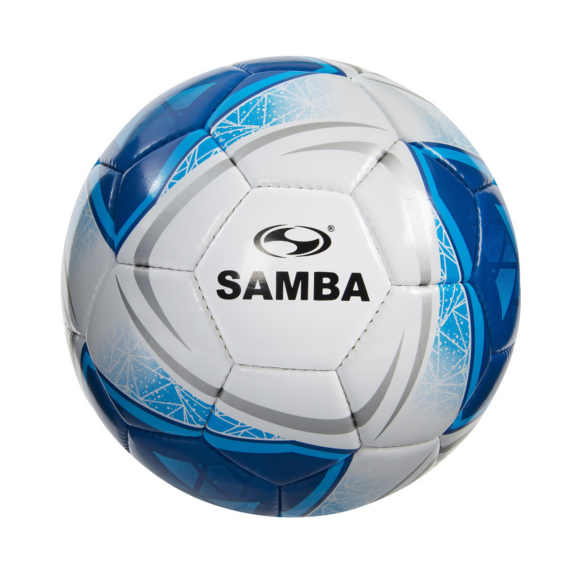 Samba Edu Football Wht Blu Slvr S3