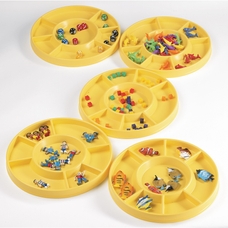 Round Sorting Tray - Pack of 5