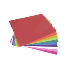 Micro Flute Corrugated Sheets - A4 - Assorted - Pack of 10