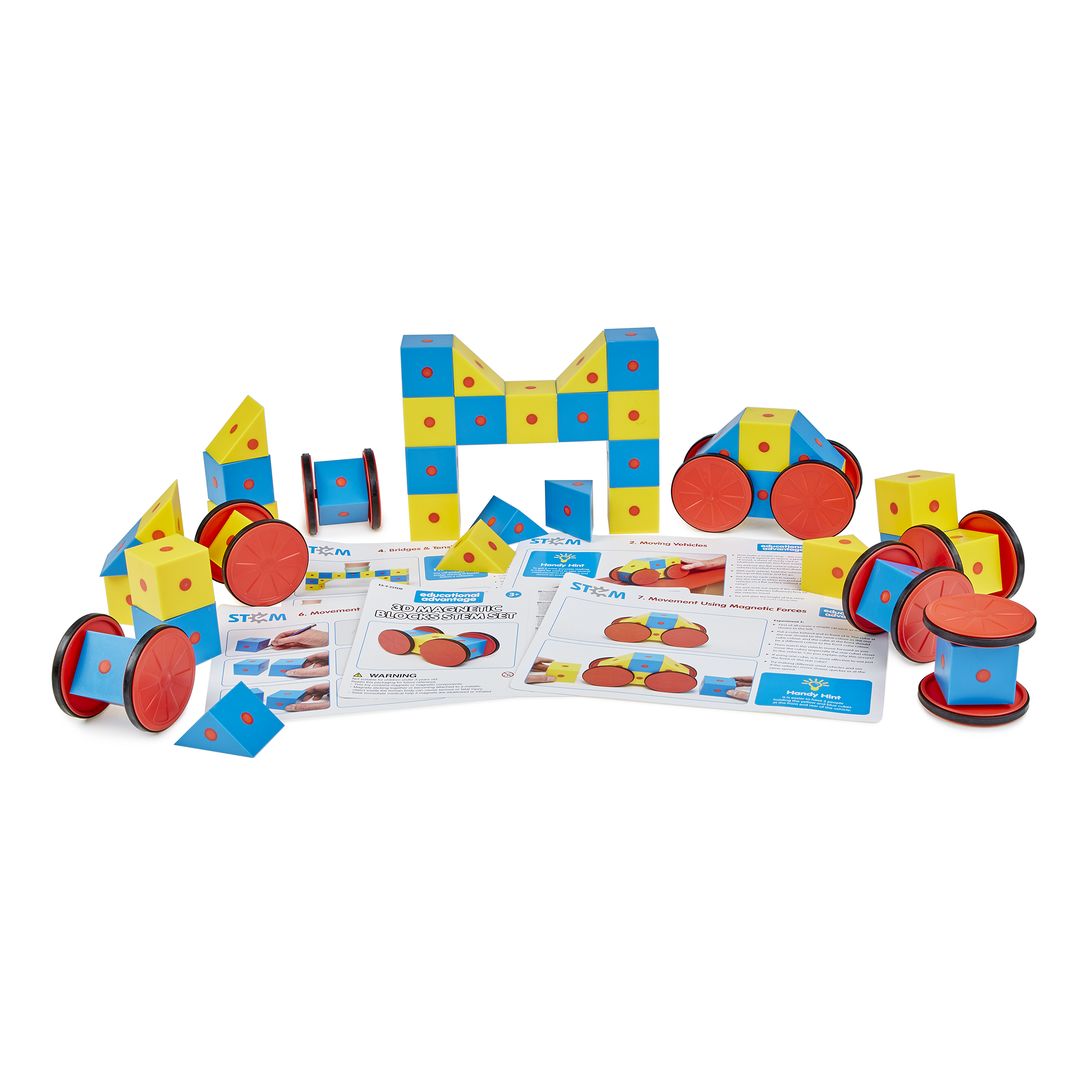 Stem 3d Magnetic Block And Activity Card