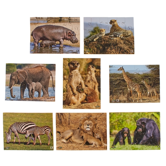 HE1765210 - Just Jigsaws Wild Animals and their Young | Hope Education