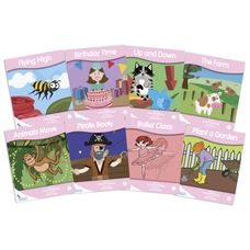 Fantail Readers - Pink Band - Pack of 8