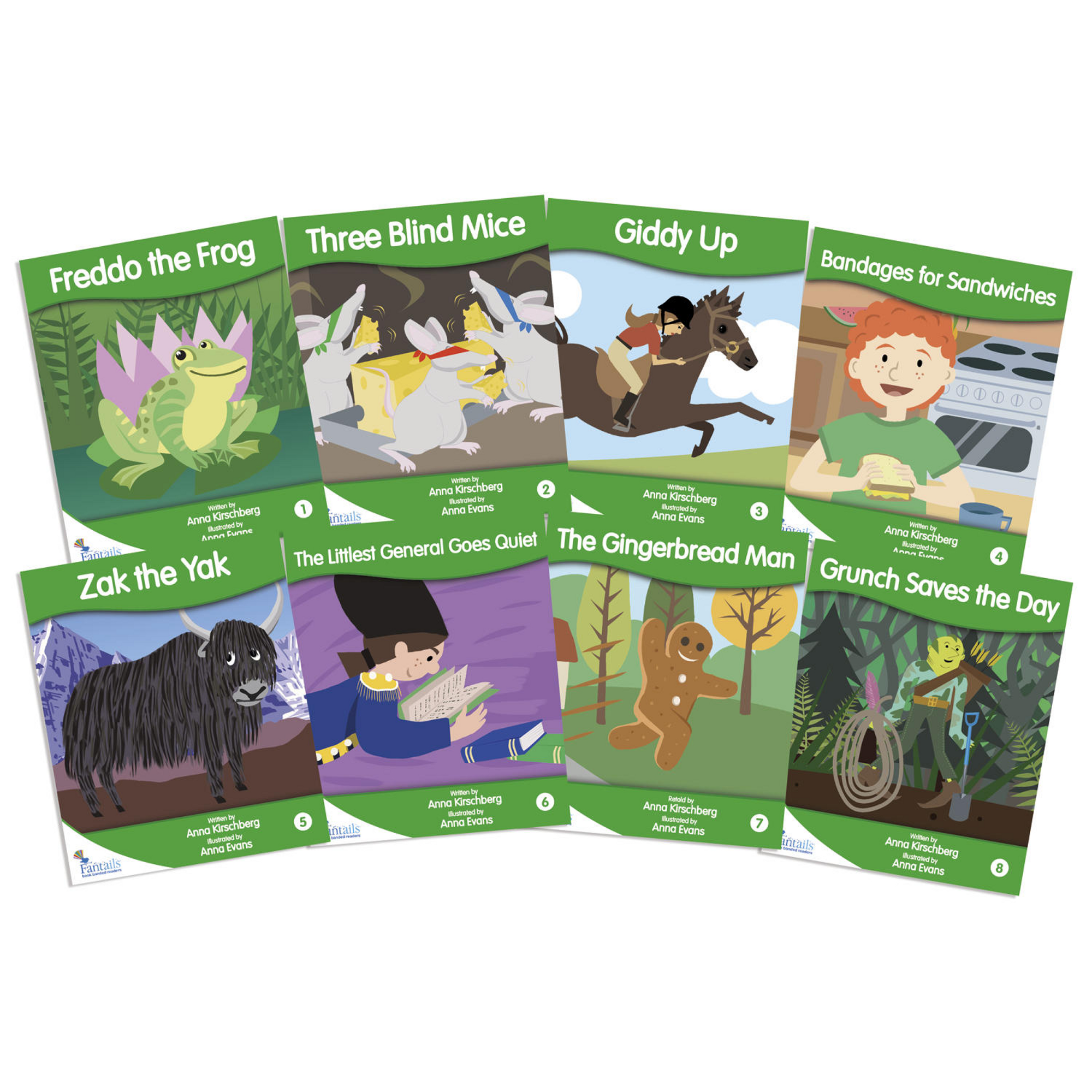 Fantail Readers Green