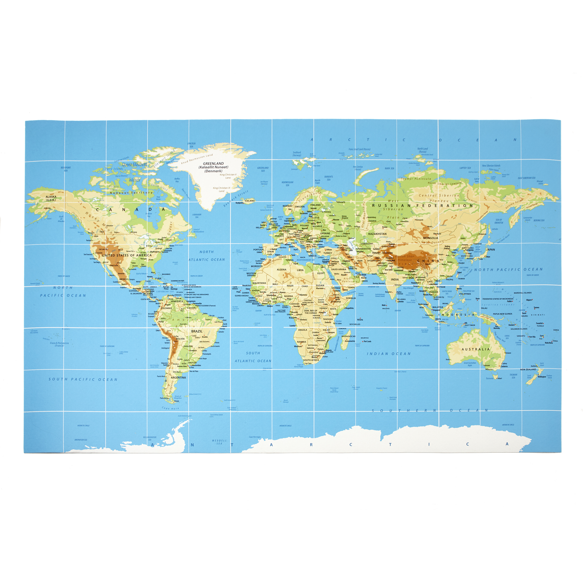 Earl World Map Floor Mat