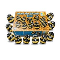 Yellow Door Honey Bee Number Stones