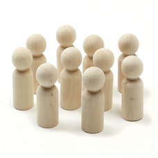 Wooden Peg People - Large