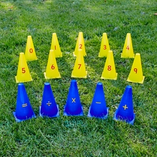 Number and Symbol Cones from Hope Education - Pack of 15