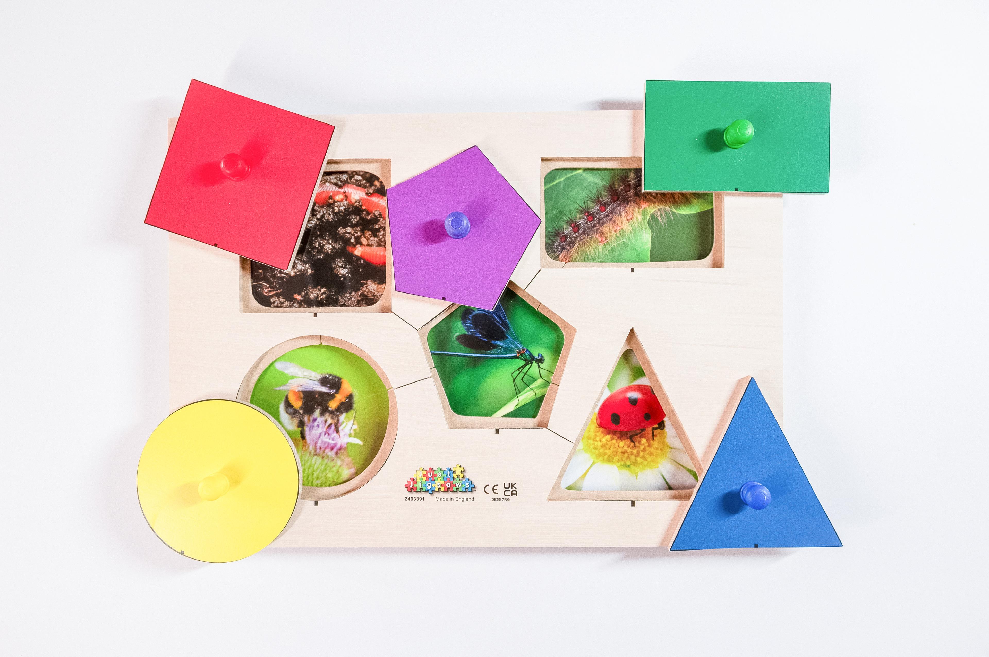 Just Jigsaws Shapes Memory Board