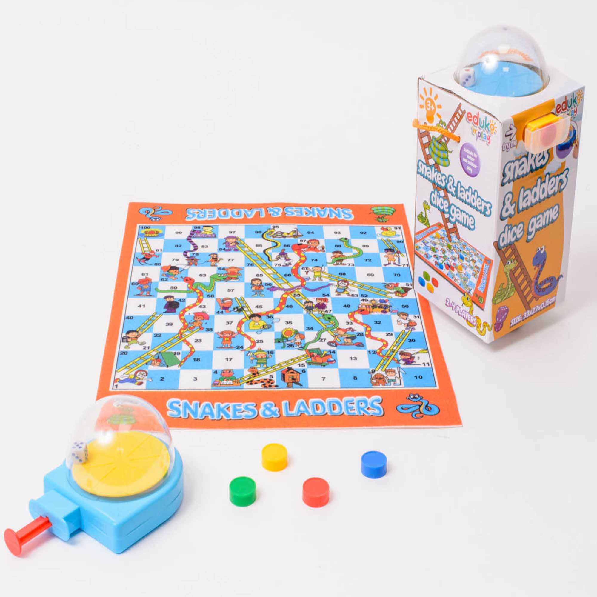 Mini Snakes Ladders Dice Game
