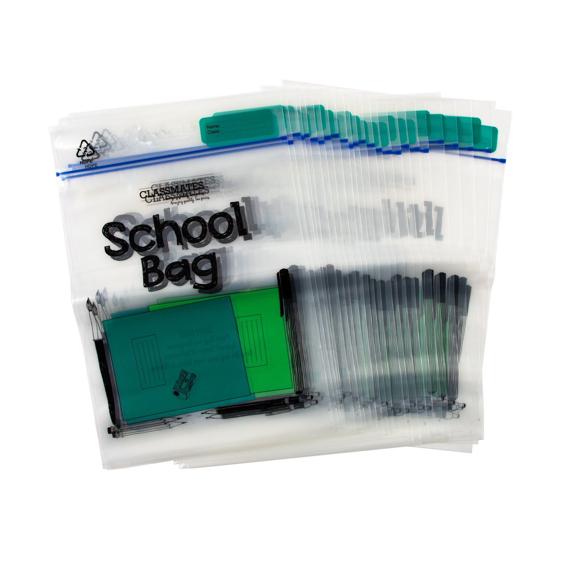 Plastic book bags for school hotsell