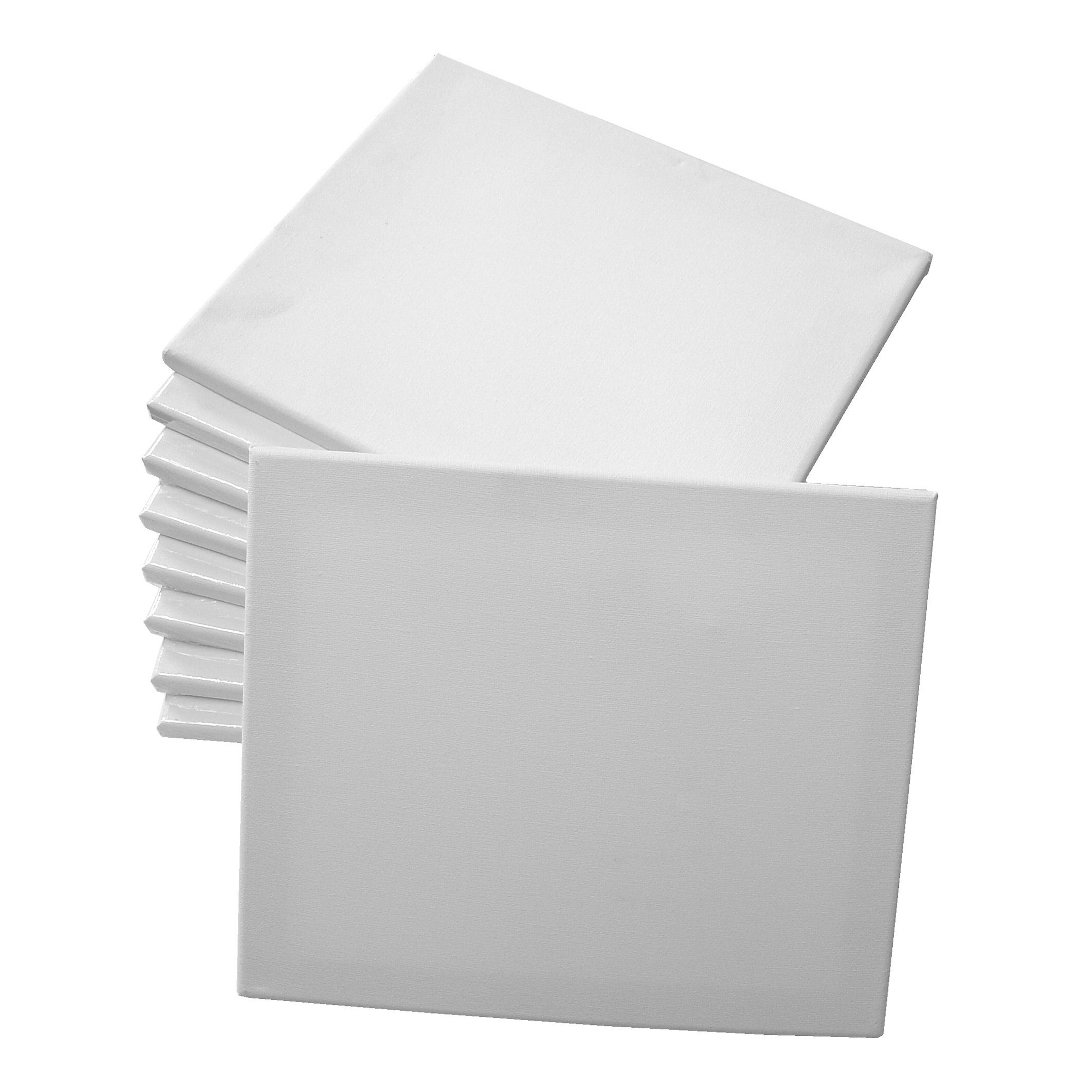 Primed Stretched White Canvas - A1