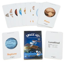 Space 4D+ Augmented Reality Flashcards