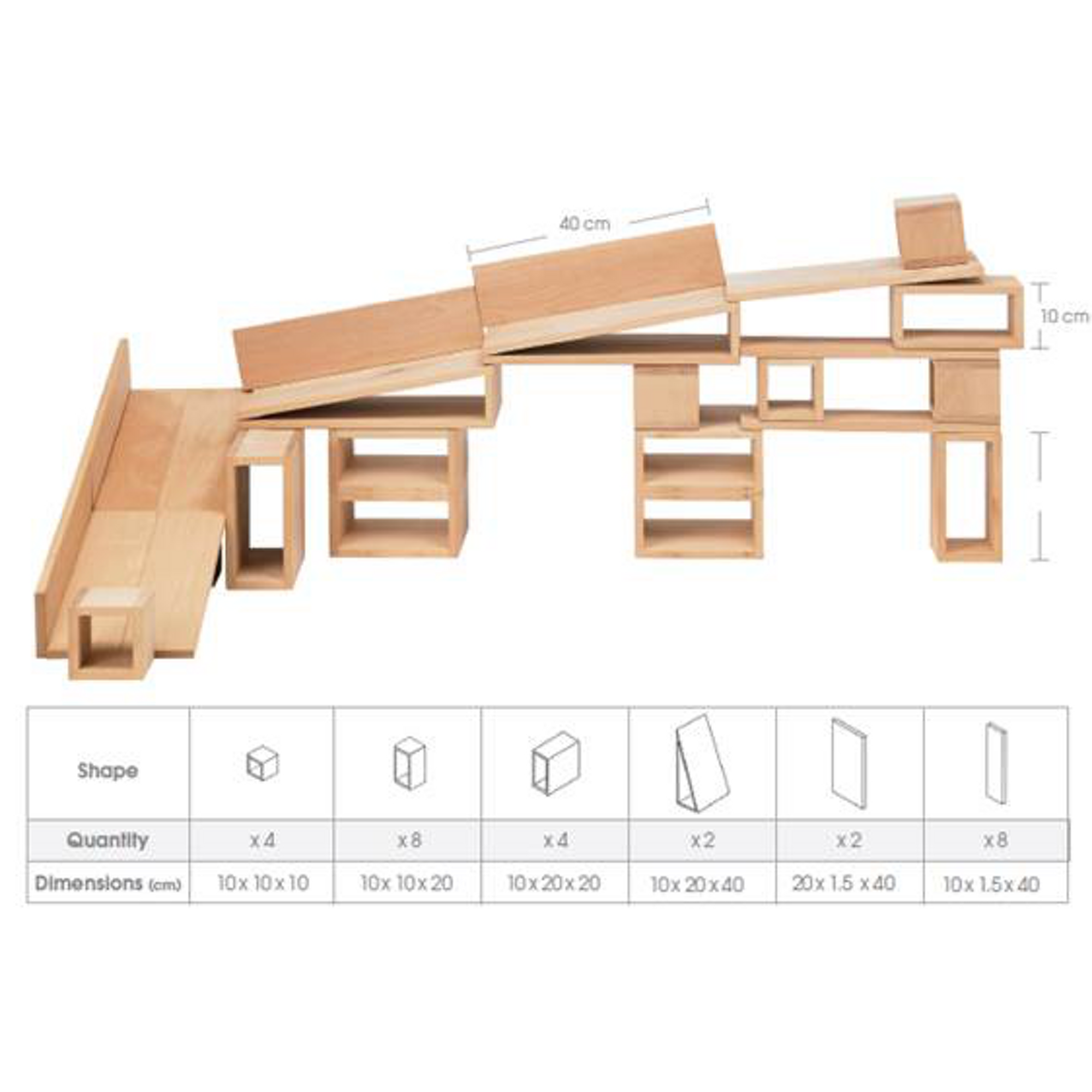 oversized wooden blocks