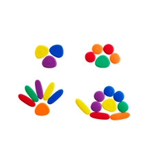edx education Junior Rainbow Pebbles - Pack of 36