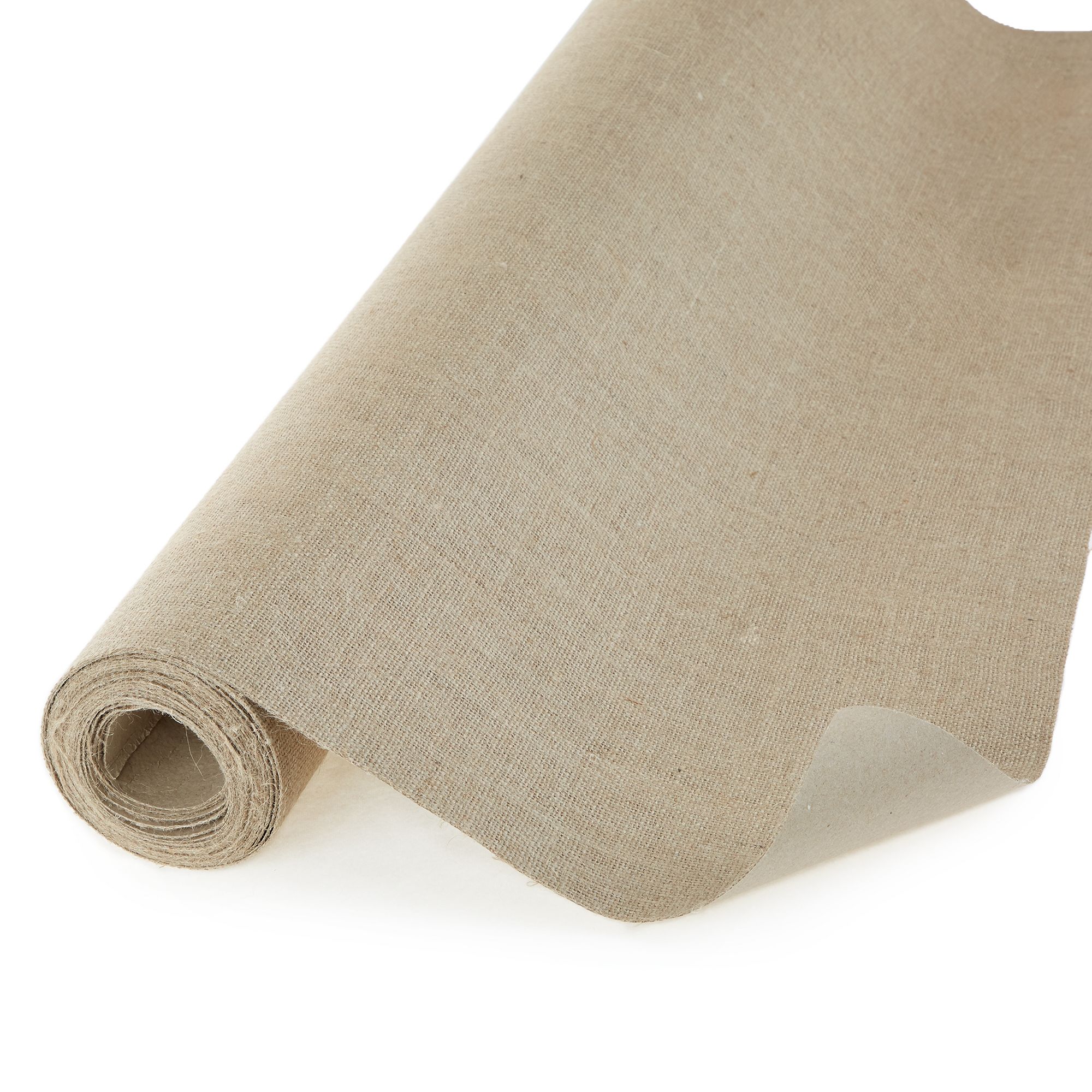 Paper Backed Natural Hessian 91cmx5m