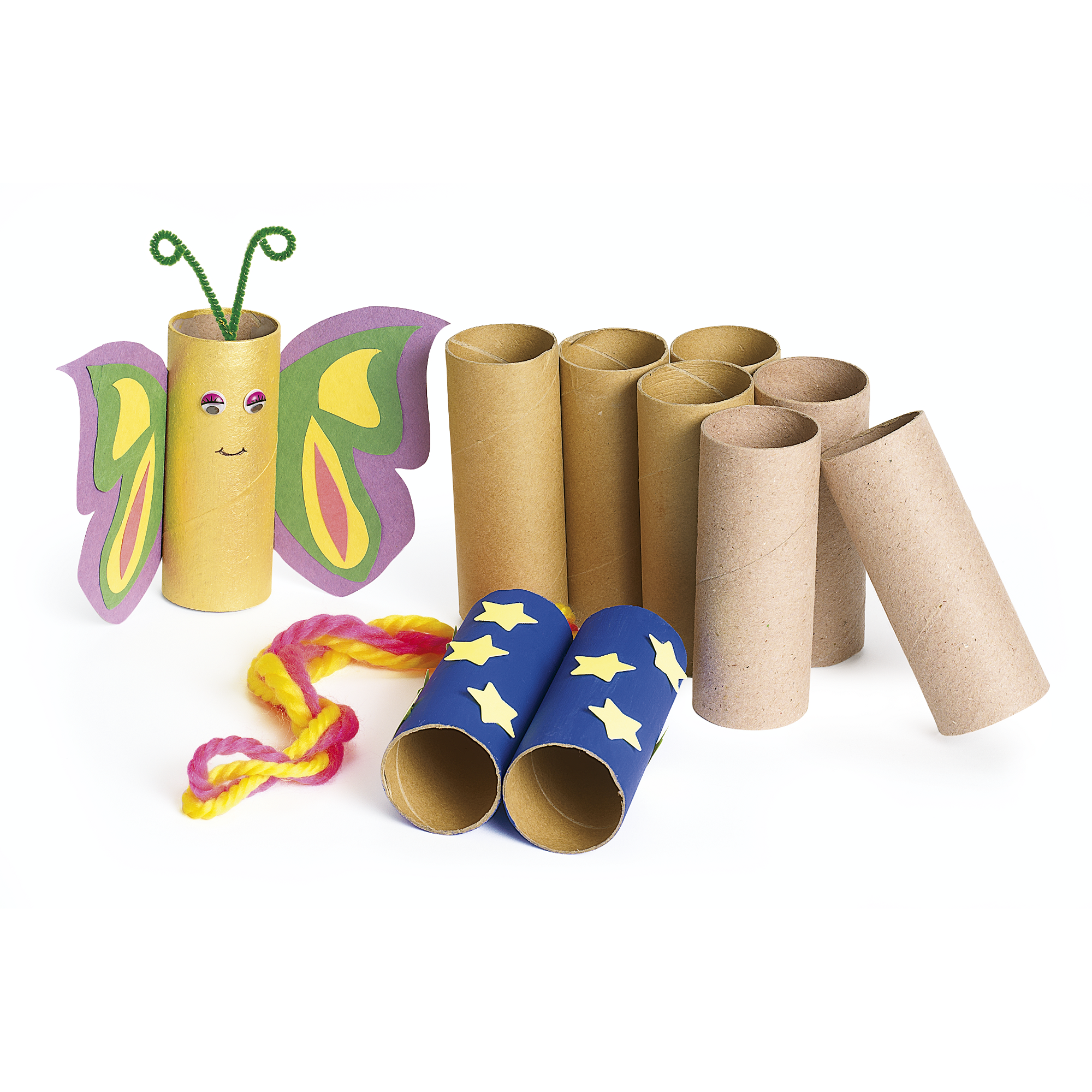 Sturdy Recycled Craft Rolls Pack 24