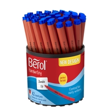 Berol Handwriting Pen - Pack of 42 - Blue 