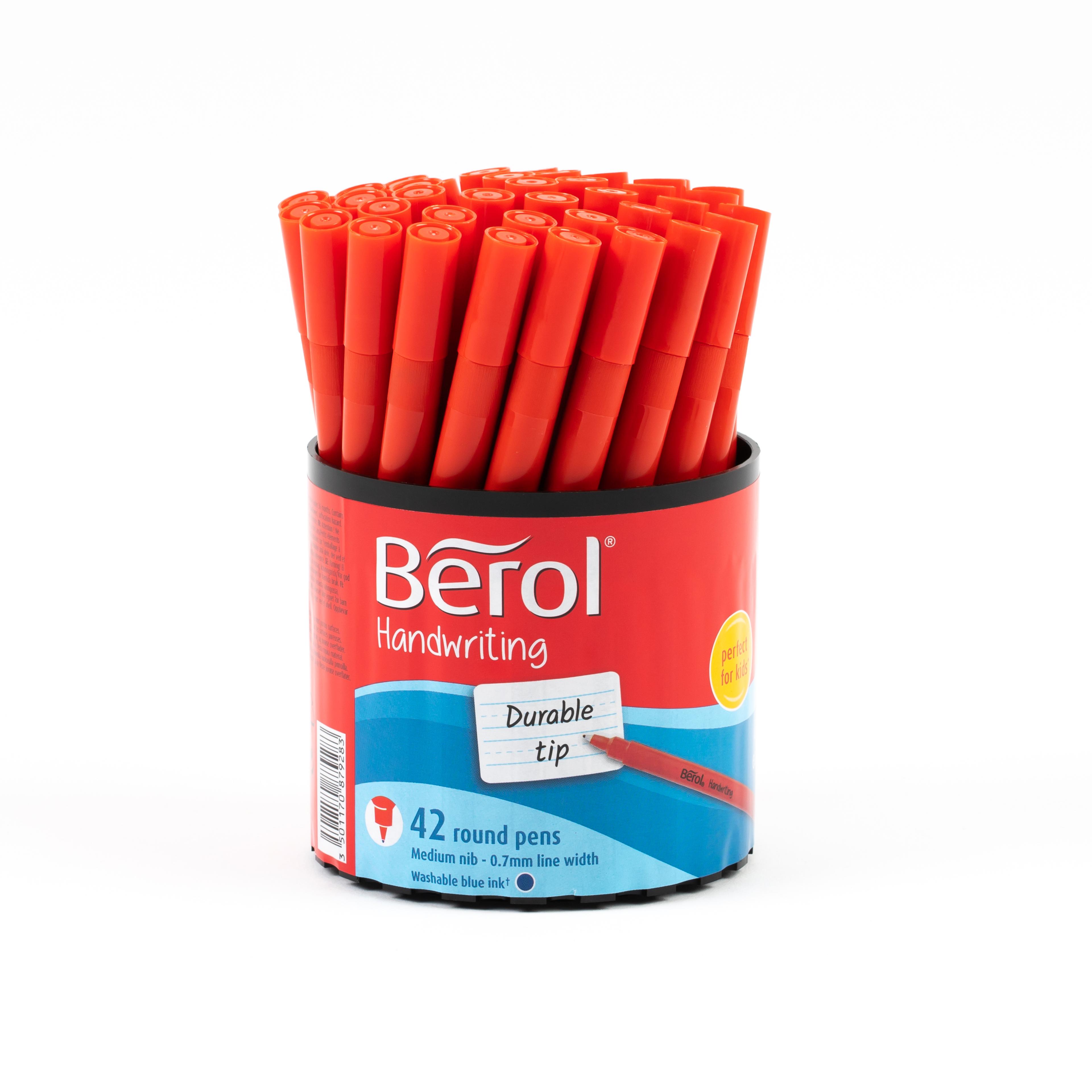 Berol Handwriting Pen - Blue - Pack of 42