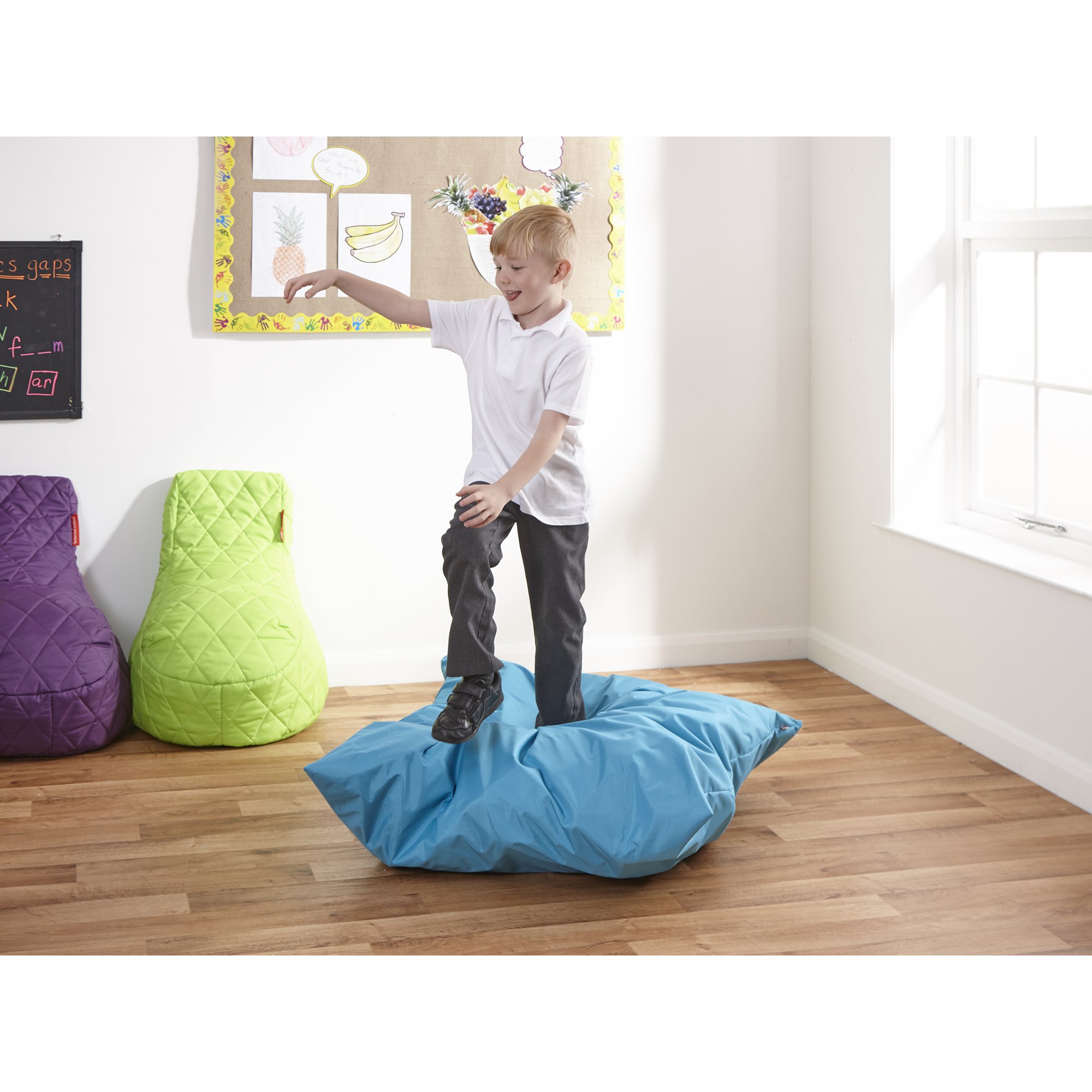 Wabbly Cushion - Blue - 100x100cm | HE1776182 | Hope