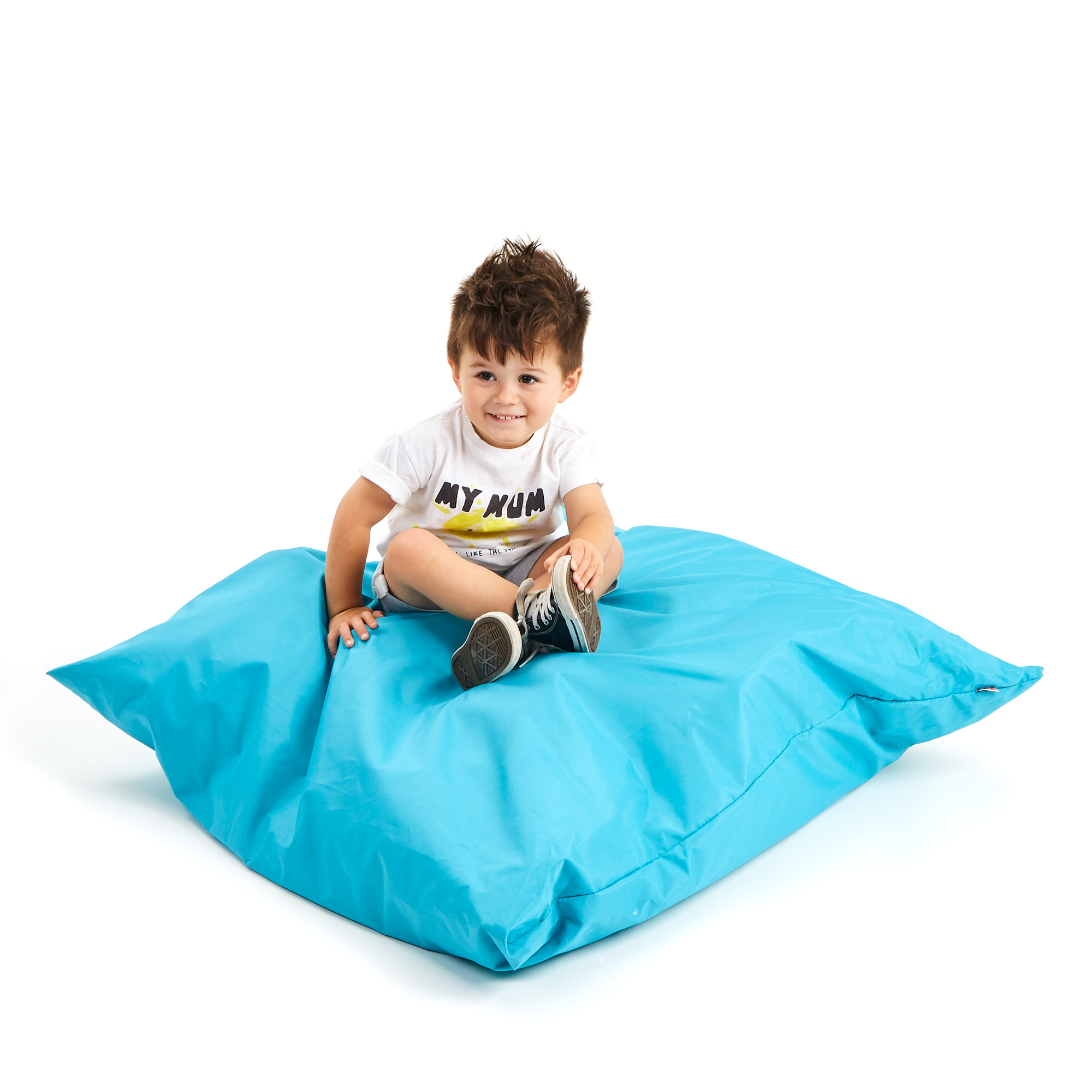 その他 HUMAN HOPE CUSHION Wabbly Cushion - Blue - 100x100cm | HE1776182 | Hope