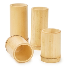 Bamboo Cups Set of 4