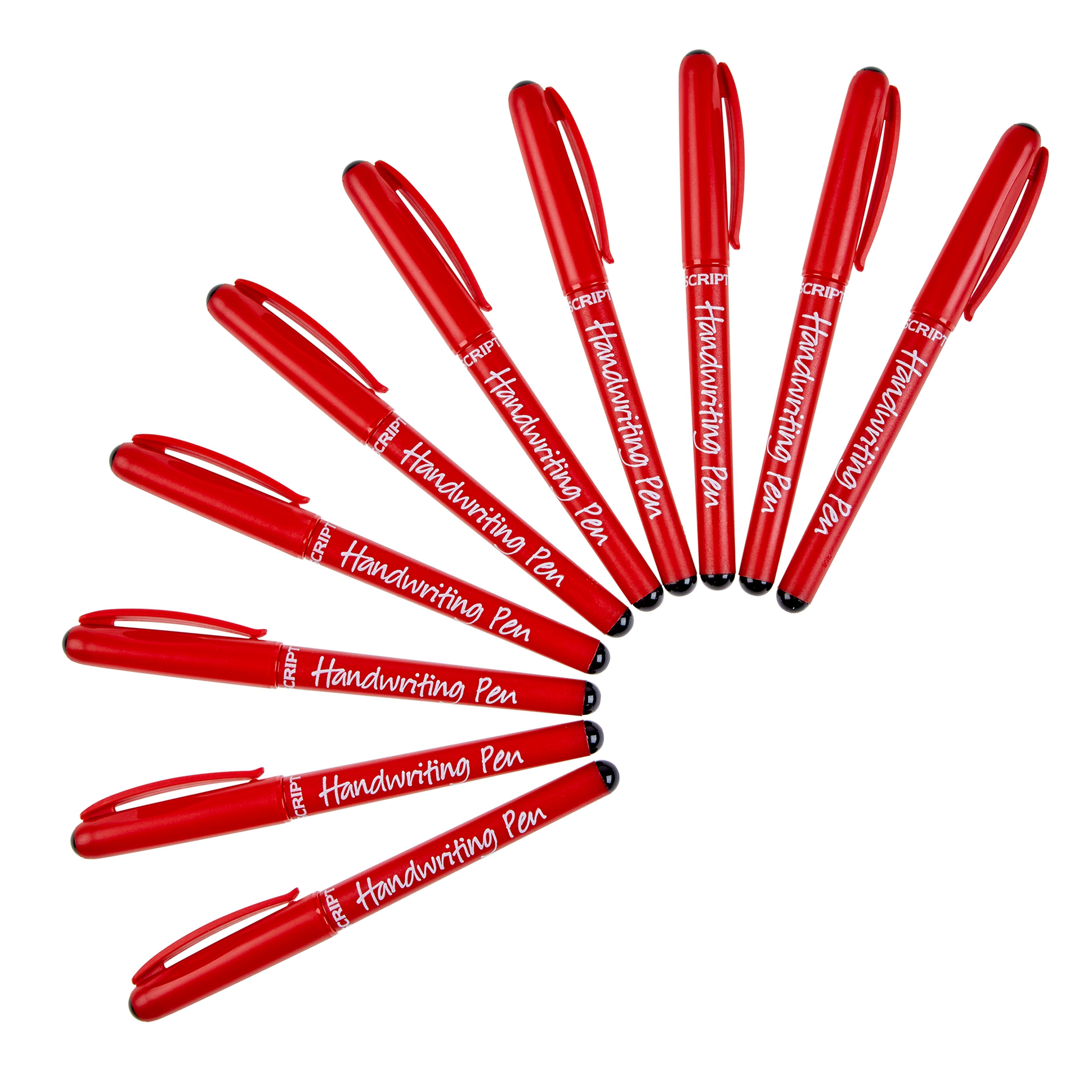 MANUSCRIPT Handwriting Pens - Black - Pack of 10