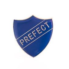 Prefect Shield Badge - Navy Blue