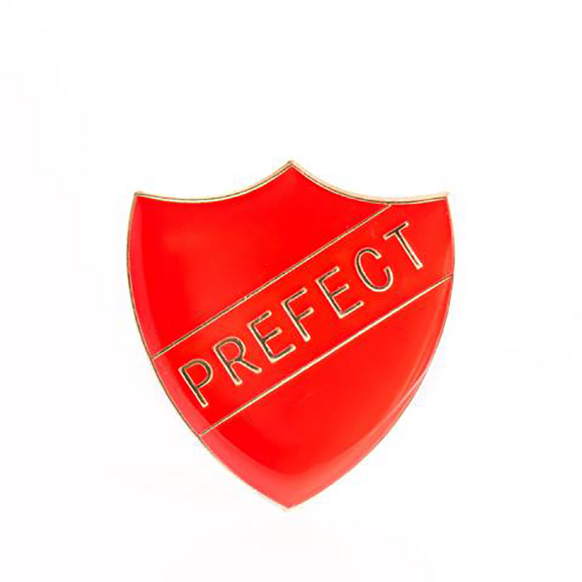 Prefect Shield Badge- Red