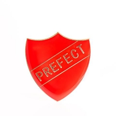 Prefect Shield Badge - Red