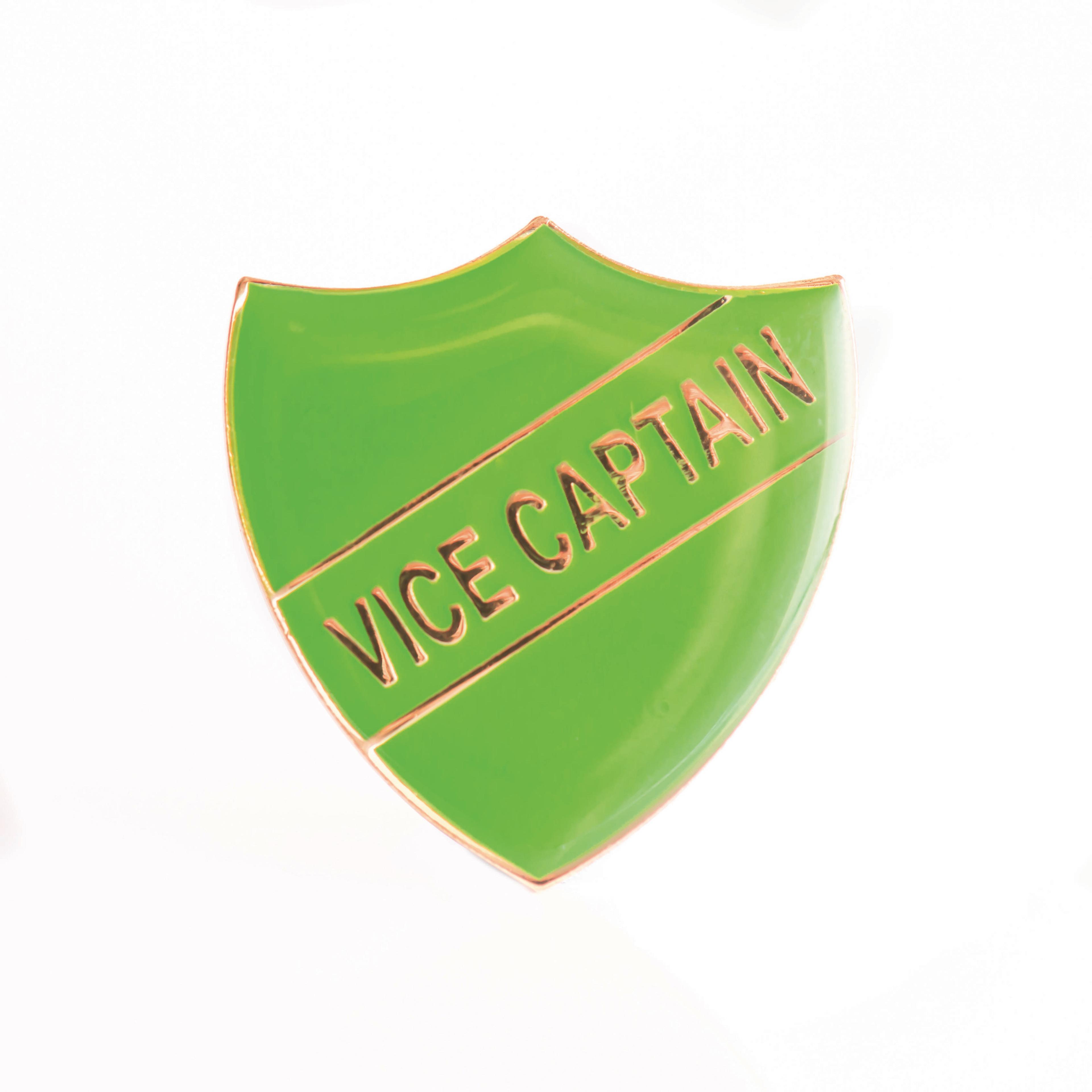 Classmates Vice Captain Shield Badge - Green