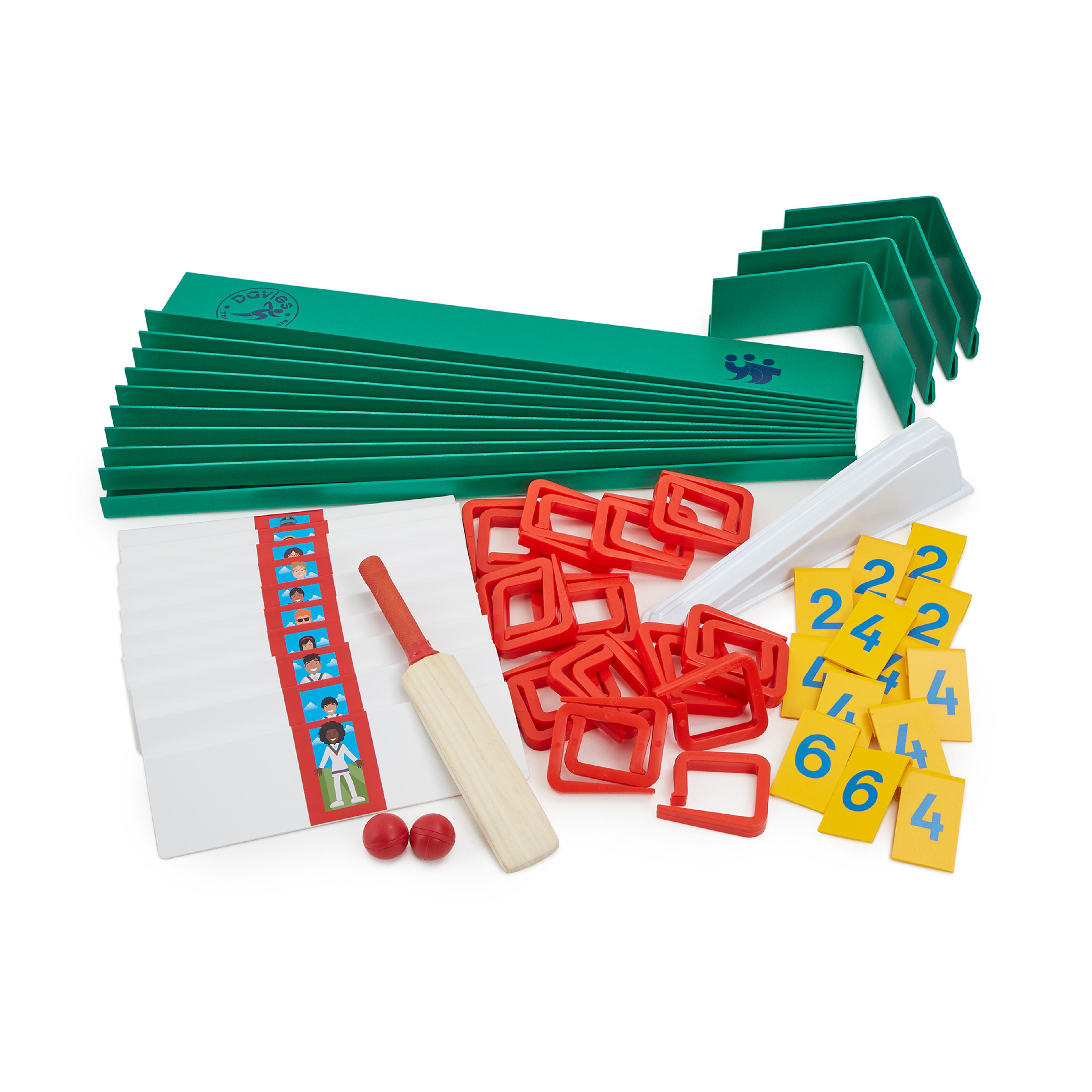Table Cricket Field Sections - White - Pack of 10