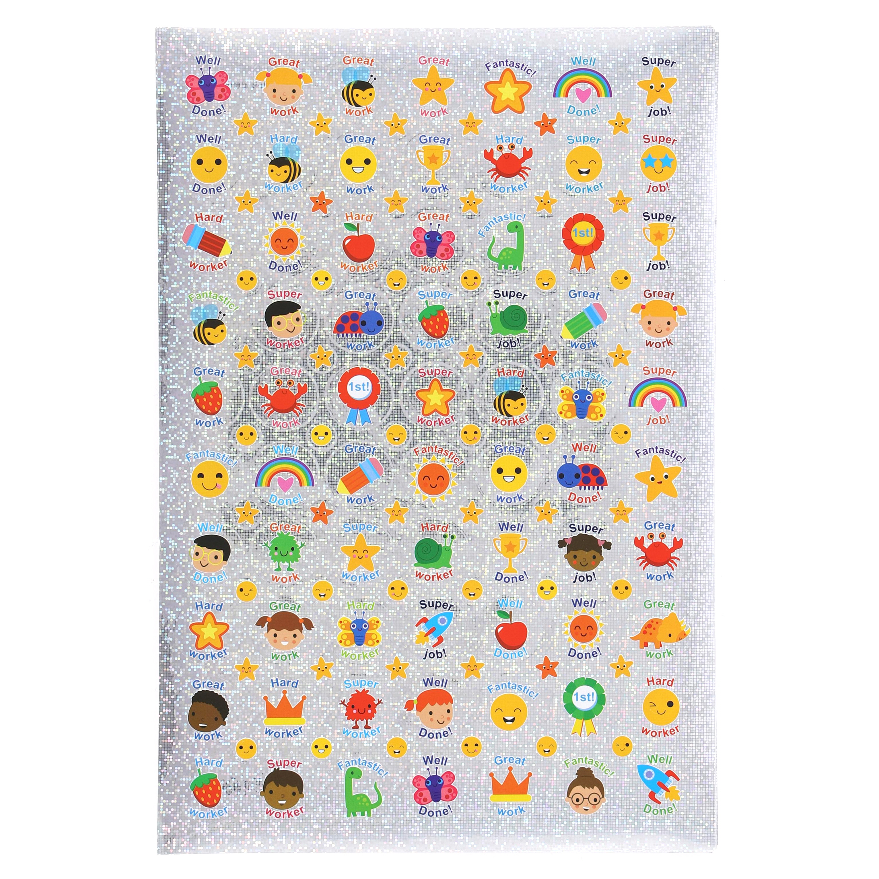 EDMT15111 - Classmates Sparkly Stickers and Mini Stickers - Pack of 1240