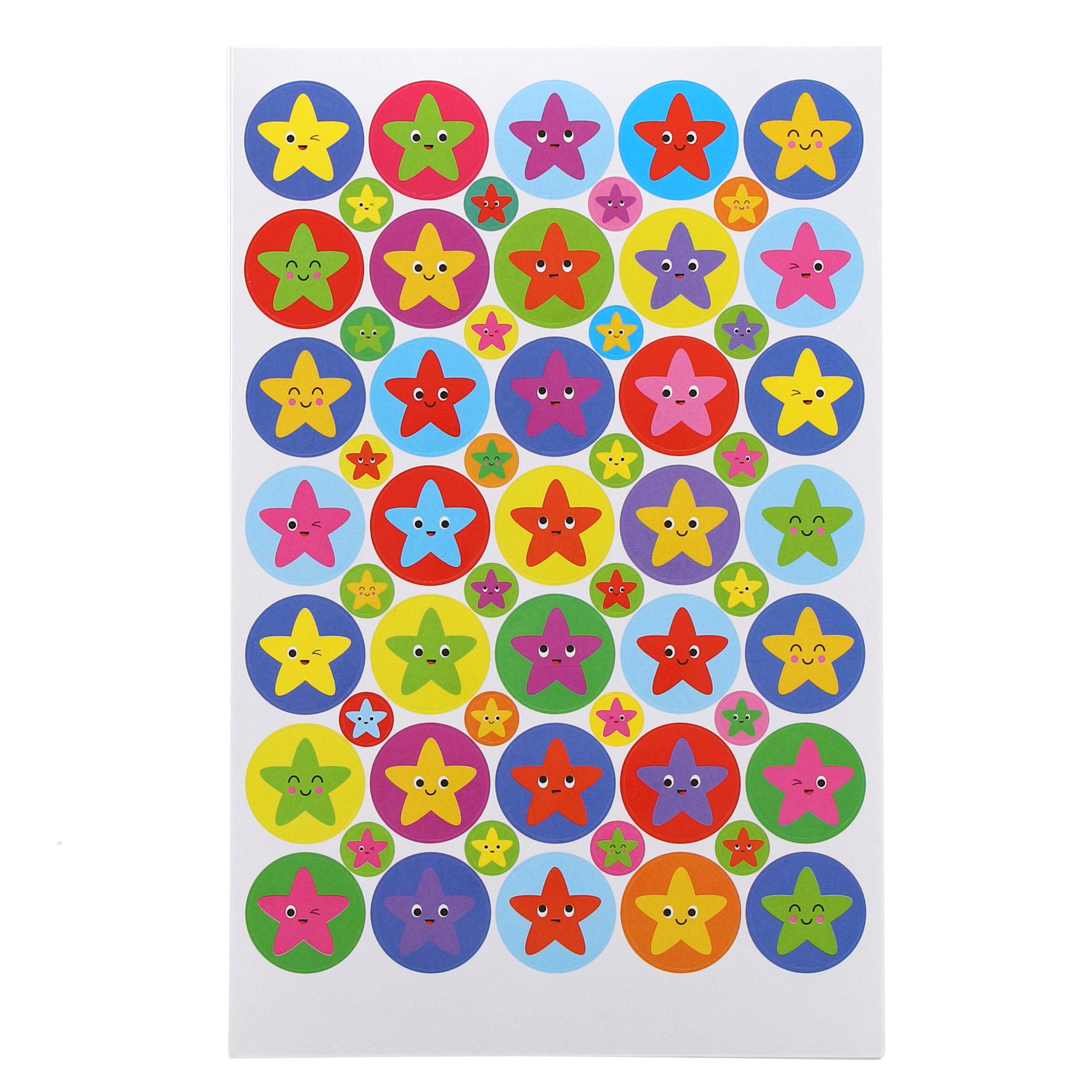 Mini Holographic Star Stickers
