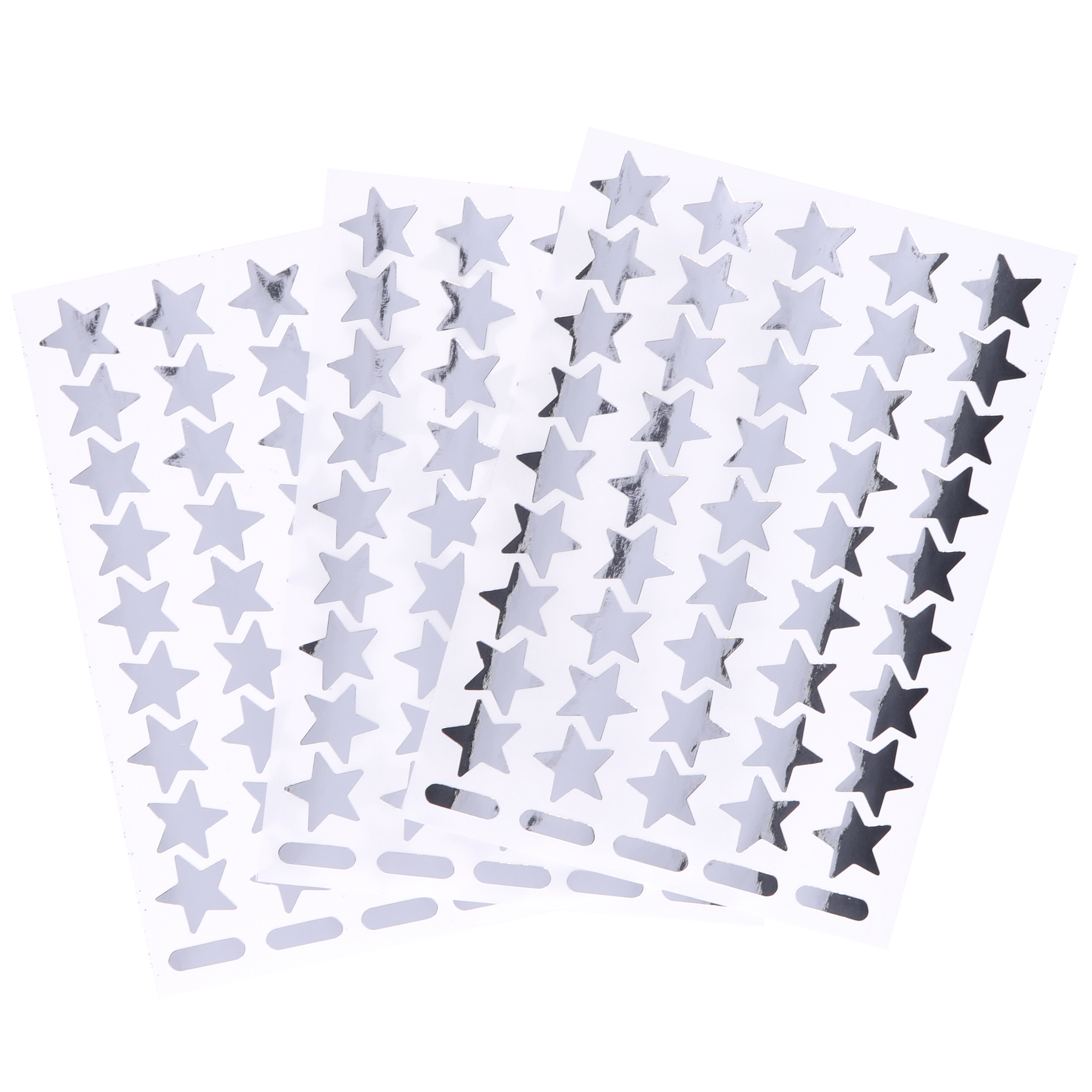 G1778903 - Classmates Value Star Stickers - Silver - Pack of 135